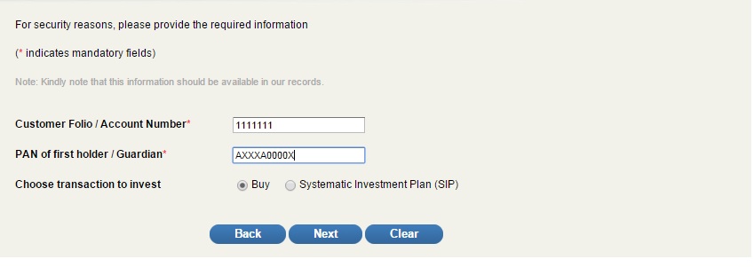 Franklin Templeton Mutual Fund - Online Purchase